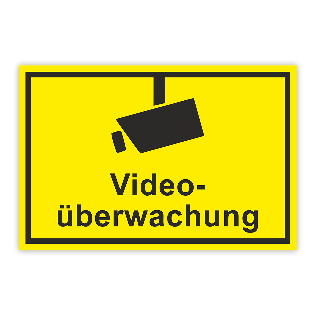 Warnschild „Videoüberwachung“ - Uno Momento
